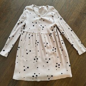 GAP Cream and Black Starry Kids Dress